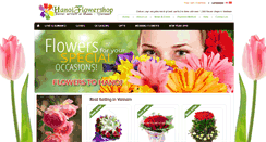Desktop Screenshot of hanoiflowershop.com